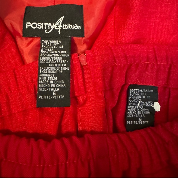 Positive Attitude Linen/Rayon 2 pc Set - Picture 7 of 10